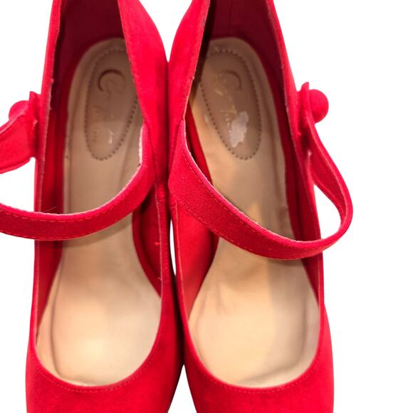 NWOT Chili Pepper 10 W Women's Flat Shoe Closed Toe 10W Wide New No Box - Picture 5 of 8